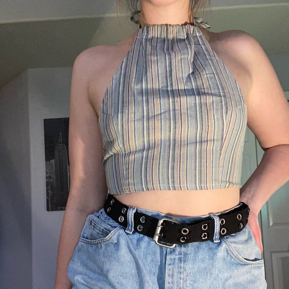 Tie tank top